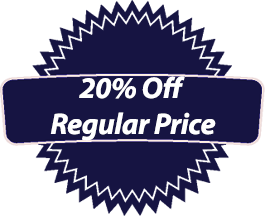 20% Off Regular Price